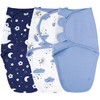 Yoofoss Baby Swaddles for Newborns 100% Cotton, Adjustable Swaddle 0-3