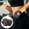 2 Pairs Workout Gloves, Weight Lifting Gloves with Wrist Braces,
