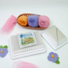 Aswalling Felting Needle Mat Wool Felt Background Brush Embroidery Sewing Crafts Felting Needle Felted Wool Rug Brush S