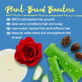 Hair Gro Cleansing Hydrating Conditioner 237ml - Aloe Vera, Rose Water for Nourishing and Softening the Hair, Shea Oil to Help Moisturize and Repairs Damaged Hair, Paraben Free, Sulfate Free