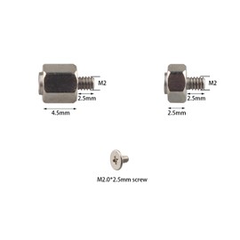 ZDE 20PCS M.2 SSD Screws Kit NVMe M.2 SSD Mounting Screws Computer Motherboard Screws Components for Asus MSI Gigabyte ASRock Motherboard and Raspberry Pi 5