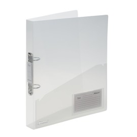 Rexel A4 Ring Binder, Ice Clear, 25 mm 2 O-Ring Diameter, Ice, Pack of 10, 2102045