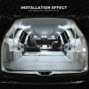 GLOWSPEED 20PCS White LED Bulb Interior Lights Package Kit for