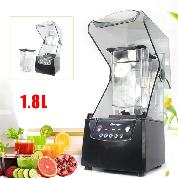 Unbranded 2600W Commercial Soundproof Smoothie Blender Machine Fruit Juicer Maker