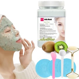 KISS KITTY Kiwi Jelly Mask for Facials, Jelly Masks for Facials Professional, Beauty Skin Treatment Hydrating & Moisturizing Face & Body Mask