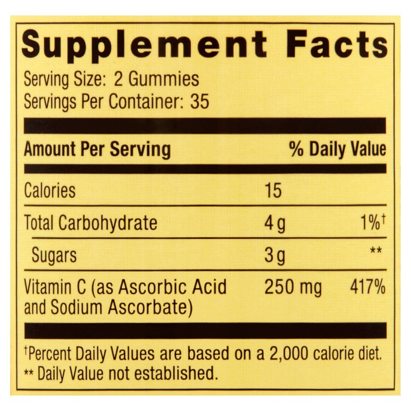 Spring Valley - Gummie Vitamin C 240 mg, 70 Orange