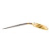 Dr. Slick Arrow Scissor, 3-1/2", Bent Shaft, Gold Loops, Straight