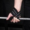 2-Piece Lifting Wrist Straps Black/ONE