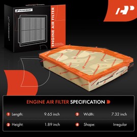 A-Premium Engine Air Filter Compatible with Lexus LS500h 2018-2023 3.5L, LC500h 2018-2024 3.5L, Replace# 1780131150