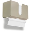TrippNT 51929 Almond Beige PETG Dual-Dispensing Paper Towel Holder, 10