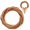 KADAX Decorative Wreath, Ideal as a Door Wreath, Natural Willow