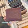 Coach NWT Coach Snap Wallet C2862 Merlot (Burgundy) Pebbled Leather