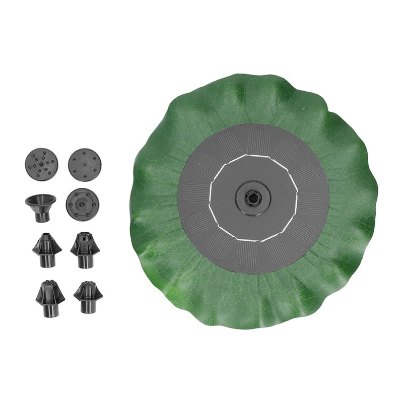 Lotus Leaf Floating Fountain Low Water Protection ABS Floating Solar