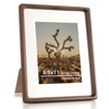 RICHFOCUS 8.5x11 Picture Frame USA-Sourced Natural Walnut Solid Wood Photo