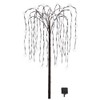 Collections Etc. LED Solar Willow Tree, Outdoor Solar Tree with