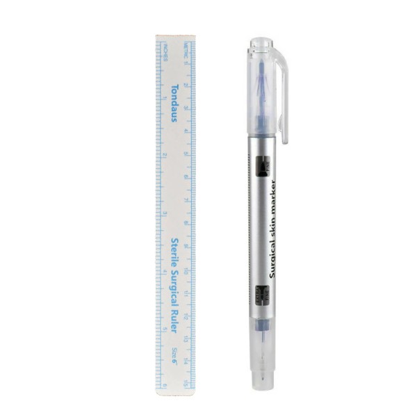 Unbranded Semi Permanent Makeup Eyebrow Tattoo Marking Positioning Pen +
