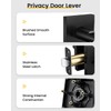Goldenwarm Matte Black Door Handles Interior, Zinc Alloy Heavy Duty