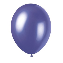 Premium Electric Purple Pearlized Balloons (30cm) Pack of 8 - Elegant Party Decorations