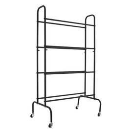 3D Printer Filament Storage Rack with Wheels Heavy Duty, 4-Tier Metal Filament Spool Holder, Rolling Filament Spool Holders Racks for PLA/ABS/TPU, Suitable for Multiple Sizes, Up to 40+ Filaments