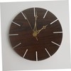 BIUDECO Wooden Clock Dial Replacement Round DIY Clock Part Sturdy