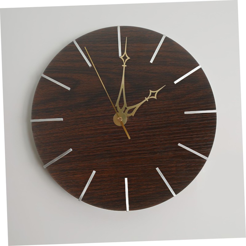 BIUDECO Wooden Clock Dial Replacement Round DIY Clock Part Sturdy