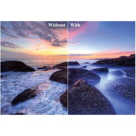 ANeo - Filtro ajustable de densidad neutra K&F Concept ND2-ND400 con atenuador variable ND de 82 mm para lente de cámara