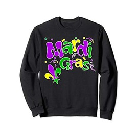 Mardi Gras Celebration Tee Confetti Party Sweatshirt