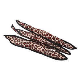 FOMIYES 12pcs Leopard Print Hair Curlers Soft Sponge Hair Rollers for Wavy Styling for Women Girls No Damage Easy to Use for All Ages