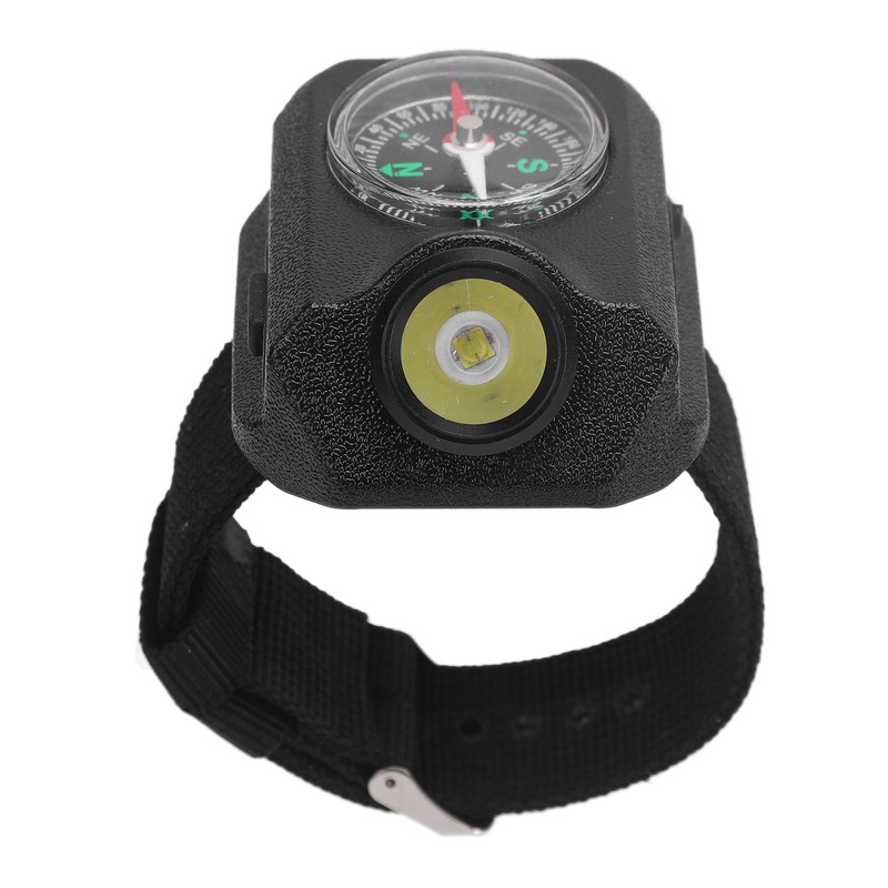 Wrist Flashlight Waterproof Rechargeable 5 Modes Watch Flashlight with Compass