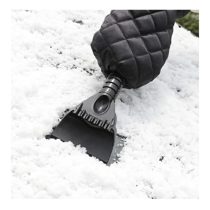 Mulor Ice Scraper with Glove for Car Windscreen for De-icing