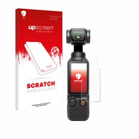 upscreen Scratch Shield Screen Protector compatible with DJI Osmo Pocket 3 (Display + Lens) - HD-Clear, Anti-Fingerprint