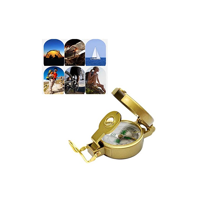 ARFUKA Compass Hiking Backpacking Compass Pocket Compass Lensatic Compass Hand