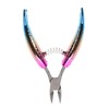 Mikinona Stainless Steel Cuticle Scissors with Stylish Gradient Design Versatile