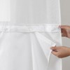eachope 1 Pack Fabric Snap-in Shower Curtain Liner Replacement,Compatible with