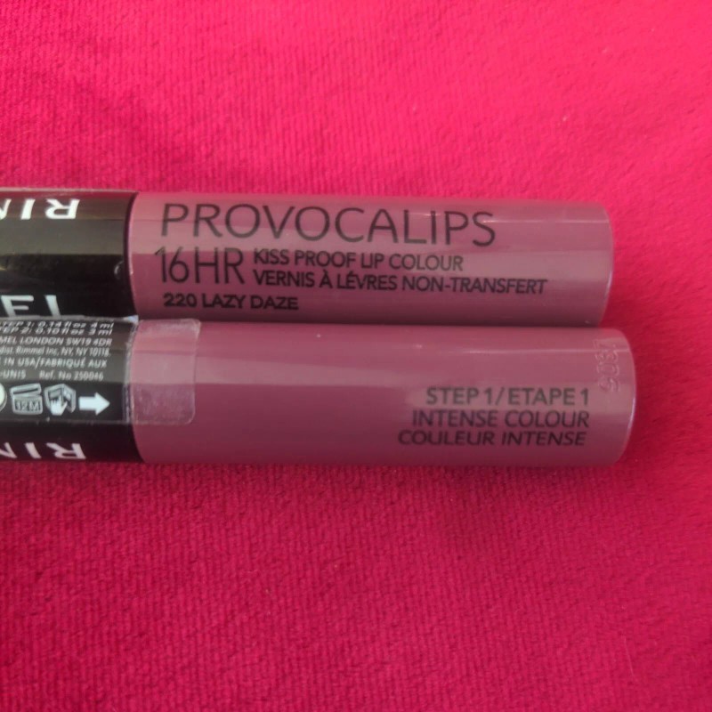 Rimmel Provocalips Kiss Proof Liquid Lipstick Lip Color #220 Lazy