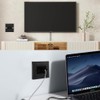 POFET 2 PCS Brush Wall Plate Cable Passthrough Wall Outlet,
