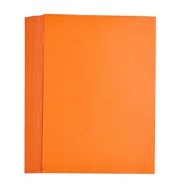 50 Sheets A4 Colored Copy Paper, 70g Double Sided Printer Paper for Printing Invitations Crafts Making, Orange