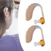 BTE Sound Aid Ergonomic Portable Noise Reduction Silicone Elderly BTE