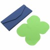 KKD Triangular Folding Glasses Case, Simple, Storage, Convenient, Compact, Leatherette