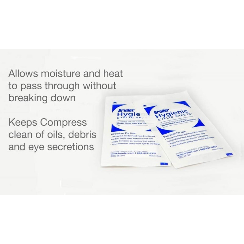 Bruder Hygienic Eyelid Micro Fine Individually Wrapped Untreated Sheets 35