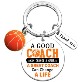 Uerifr Coach Appreciation Gifts Thank You Coach Keychain Gift For Coaches Mentor Best Coach Gifts For Men Basketball Football Soccer Volleyball Team Softball Fitness Instructor