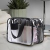 TAIXING Clear Travel Toiletries Bag, Waterproof Clear Make Up Bag,