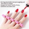 Dreamil Schwamm Fingerteiler 24-teiliger Zehenteiler Fingernagel und Zehennagel Separator Pads