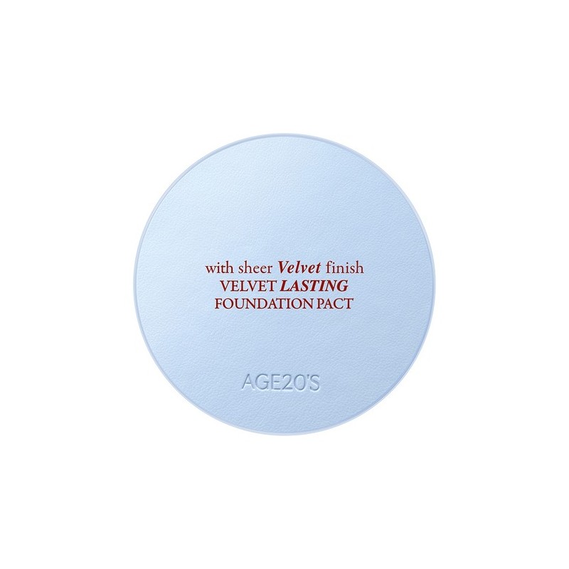 AGE20'S Velvet Lasting Foundation Pact (Main Product 1 + Refill