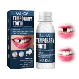 OYZOQ Provisorischer Zahnersatz, Zahn reparatur set Zahnfüllung Selber Machen, Zur Reparatur Abgebrochener Zähne, 30ML