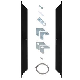 Creative Mark Illusions Metal Floating Frame Kit Pairs for Canvas - Black, Two 30" Sides - Metal Frame Kit for 1-5/8 inch Deep Canvases - for Gallery Wall, Art Panels, Modern Décor