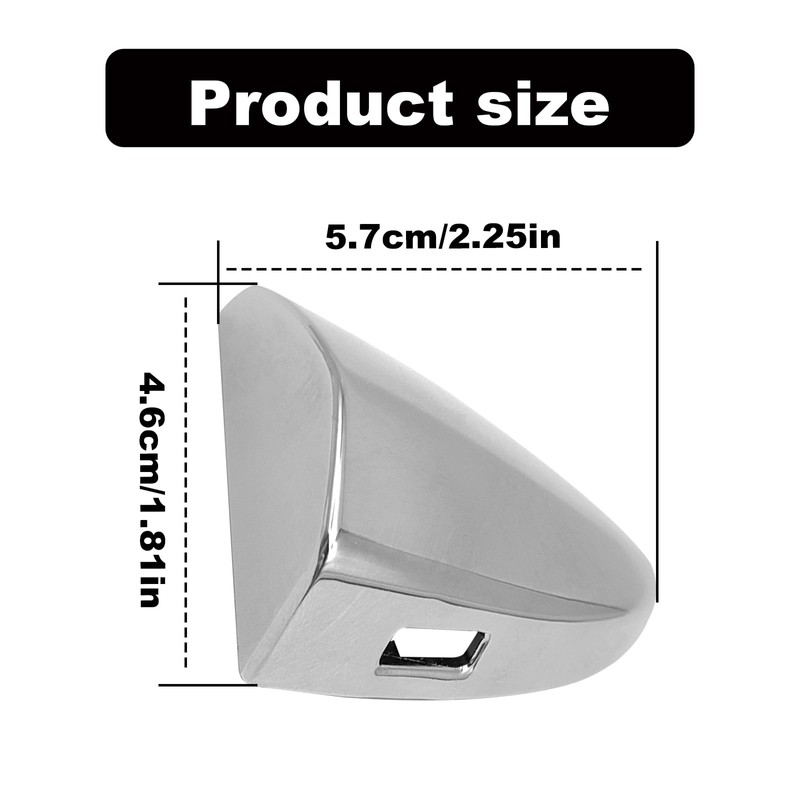 Door Handle Cover Cap Chrome Plated Compatible with Lexus ES350