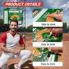 Magnetic Baseball Lineup Board for Dugout, Double-Sided Baseball Dry Erase