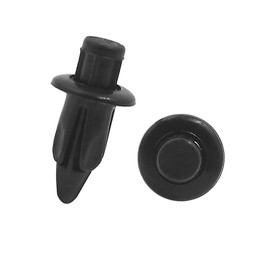 ACROPIX Rivets Fastener 6mm Hole Universal Push Pin Clips for Fender Bumper Black - Pack of 50