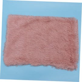 Totority 1Pc Comfortable Plush Pets Blanket Warm Sleep Mat for Dogs and Cats Pink Winter Blanket for Comfort for Small to Medium